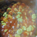 El cooksnap de Marisa Soca cuando hizo Guisado de habas frescas, 100% vegetariano.