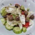 Cooksnap από Δέσποινα Καρπούζα στη συνταγή Χωριάτικη σαλάτα 🇬🇷