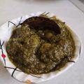 Anjali Pakhre's cooksnap of when they made Aloo Palak.