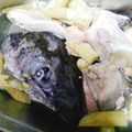 Lucy 的 清蒸鮭魚頭（電鍋篇） cooksnap
