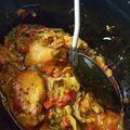 El cooksnap de Irina Cojocaru cuando hizo Pollo con Vegetales al Curry en olla de cocción lenta Crockpot.