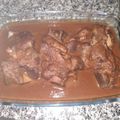 El cooksnap de Raúl Gómez cuando hizo Codillos de cerdo en salsa.