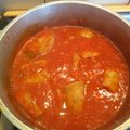 El cooksnap de Julian cuando hizo Chorizos a la pomarola fácil.