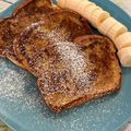 الاء Alaa 's cooksnap of when they made Sweet French Toast ♥.