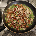El cooksnap de Juan Javier Buela Pérez cuando hizo Guisantes con beicon o panceta ahumada.