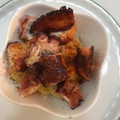 El cooksnap de Xènia cuando hizo Pulpo a la gallega con patatas.