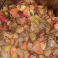 El cooksnap de Danny cole cuando hizo Pollo agridulce.