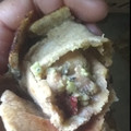El cooksnap de Melina Marotte cuando hizo Wraps caseros rellenos de pollo, palta, tomate y cebolla.
