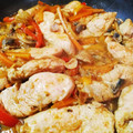 El cooksnap de Gemma Leticia Gomez Perez cuando hizo Pollo al pimiento con salsa de kéfir al curry.