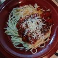 Cooksnap dari shinta Harfinia untuk resep Spagheti bolognaise (saus lafonte)