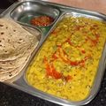 Shital Siddhesh Raut's cooksnap of when they made Dahiwale Khatta Moong Curry. (Gujarati khatta Moong).