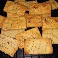 El cooksnap de Yazmin Olivo cuando hizo Crackers de harina de arroz y trigo sarraceno (sin gluten).