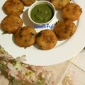 Vidita Bhatia's cooksnap of when they made Aloo tikki.