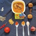 Bhavin kashyap का कुकस्नैप जब उन्होंने गट्टे की सब्जी (gatte ki sabzi recipe in Hindi) बनाया था।