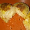 El cooksnap de Thalia🇺🇾 cuando hizo Bomba de papa al horno con el puré de cebolla y relleno de queso.