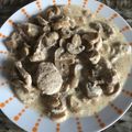 El cooksnap de Malagueña salerosa cuando hizo Solomillo de cerdo en salsa de champiñones.