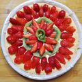 il agrodolce.nara🍷🍯👩‍🍳 quando ha preparato Crostata alle fragole e crema pasticcera senza glutine
