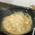 El cooksnap de marta valles cuando hizo Curry de gambas con coco y fideos de arroz.