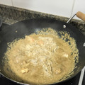 El cooksnap de marta valles cuando hizo Curry de gambas con coco y fideos de arroz.