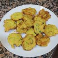 El cooksnap de Angeles Rubio Palacios cuando hizo Tortillitas de bacalao con salsa a la Vizcaína.