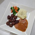 Cooksnap dari Nurul_Fajri untuk resep Sweedish Meatballs made with Banana Peels - Swedish Meatball kulit pisang