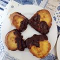 El cooksnap de Ariadna cuando hizo Torrijas de Naranja y chocolate.