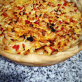 El cooksnap de Paquichu cuando hizo Tarta de pollo y puerros.