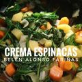 El cooksnap de Javier Beigbeder cuando hizo Crema de espinacas, puerros, patatas y zanahorias.