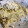 El cooksnap de Diana Brandt cuando hizo Enchiladas Suizas.