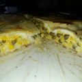 El cooksnap de Maii Benlliure cuando hizo Tarta de choclo, arveja, queso y huevo.