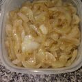 El cooksnap de Marcela Lujan cuando hizo Cebolla caramelizada.