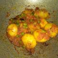 Sushmita Chakraborty's cooksnap of when they made Dum aloo.