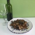 El cooksnap de Loli Ibaz cuando hizo Conejo al ajillo.