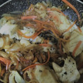 El cooksnap de Cocinillanovata cuando hizo Merluza con soja.