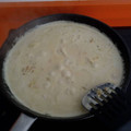 El cooksnap de Cipri cuando hizo Pechuga de pollo al roquefort.