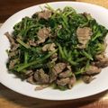 Cooksnap của Chang Chang khi họ làm theo món Rau càng cua xào thịt bò