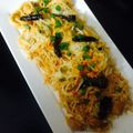 Areeba Muhammed's cooksnap of when they made Singaporean rice.