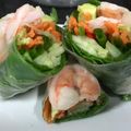 El cooksnap de Vicky cuando hizo Vietnamese Rollitos Primavera Rellenos con Langostinos y Vegetales!.