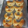 El cooksnap de Karina Oreiro Umpiérrez cuando hizo Medialunas dulce de manteca (Mv).