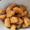 Cooksnap dari sugarpop untuk resep Crispy Tofu Honey Lemon Rice Bowl
