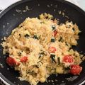 El cooksnap de Raquel Doval cuando hizo Cuscús con verduras.