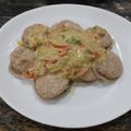 El cooksnap de gallegovaz cuando hizo Salsa de verdeo cremosa (sin crema) y un toque de panceta.