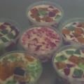 El cooksnap de claudias10 cuando hizo Postre arcoiris.