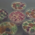 El cooksnap de claudias10 cuando hizo Postre arcoiris.