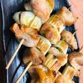 島子☆'s cooksnap of when they made 時短☆簡単☆魚焼グリルで焼鳥♪.