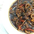 Cooksnap dari Hindun Munawarah untuk resep Cumi lada hitam