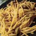 El cooksnap de DelicIANNcook cuando hizo Curry de solomillo de cerdo con tirabeques.