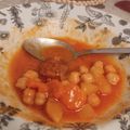 El cooksnap de VlaLO cuando hizo Garbanzos con jamón y chorizo.