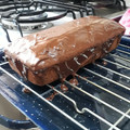 El cooksnap de Valeria Cafferata cuando hizo Budín fit de avena y chocolate en panificadora atma.