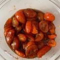 El cooksnap de Arantza cuando hizo Tomatitos cherry caramelizados.